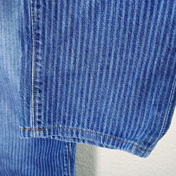 True Religion Geno Jeans Flag Patch Blue Size 29 Vintage Inspired Americana - Picture 7 of 13